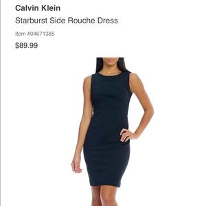 Starburst Side Rouche Dress